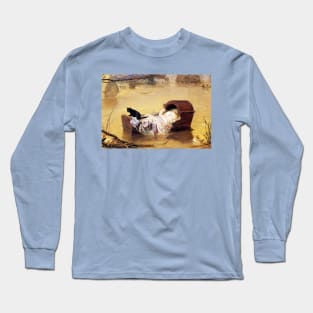 A Flood - Sir John Everett Millais Long Sleeve T-Shirt